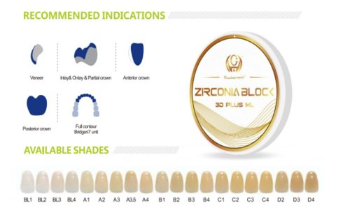 Zirconia Block 3D Plus ML - Honchon Smile-