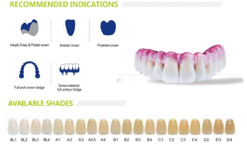 Zirconia Block 4D Pro ML by Honchon Smile