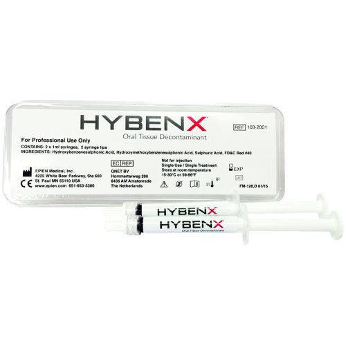HYBENX Anti Biofilm Tissue Treatment Syringe 1ml 2pk - Managing Peri-implant disease using ten second technique