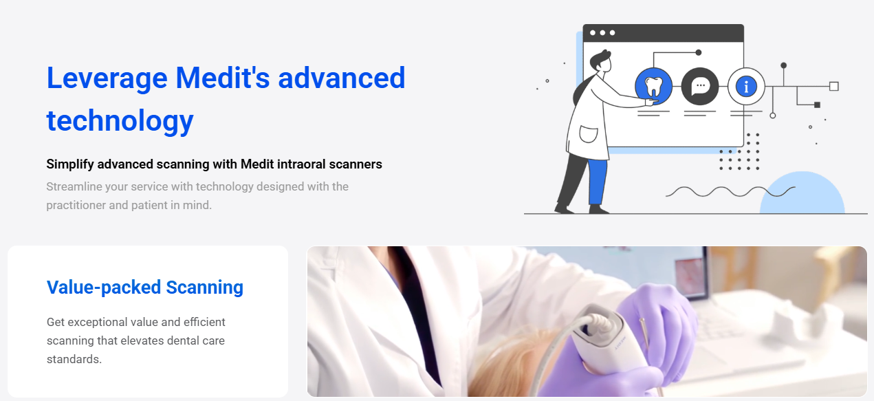 Medit i500 Intraoral Scanner Cost-effective Proven IOS